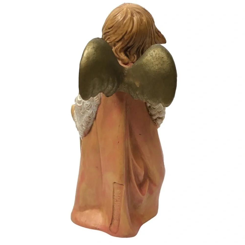 VINTAGE 90s Fontanini Nativity Figurine #662 Little Angel Shepherd Lamb 1993
